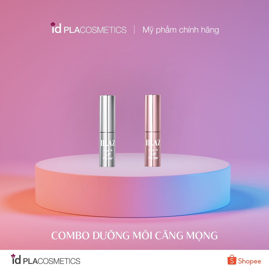 Combo dưỡng môi căng mọng, làm đầy rãnh môi son id Placosmetics