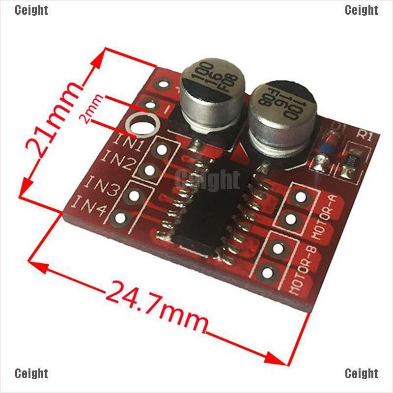 (Cei) Dual Channel DC Motor Driver Mini Module PWM Speed Control Beyond L298N  _cei