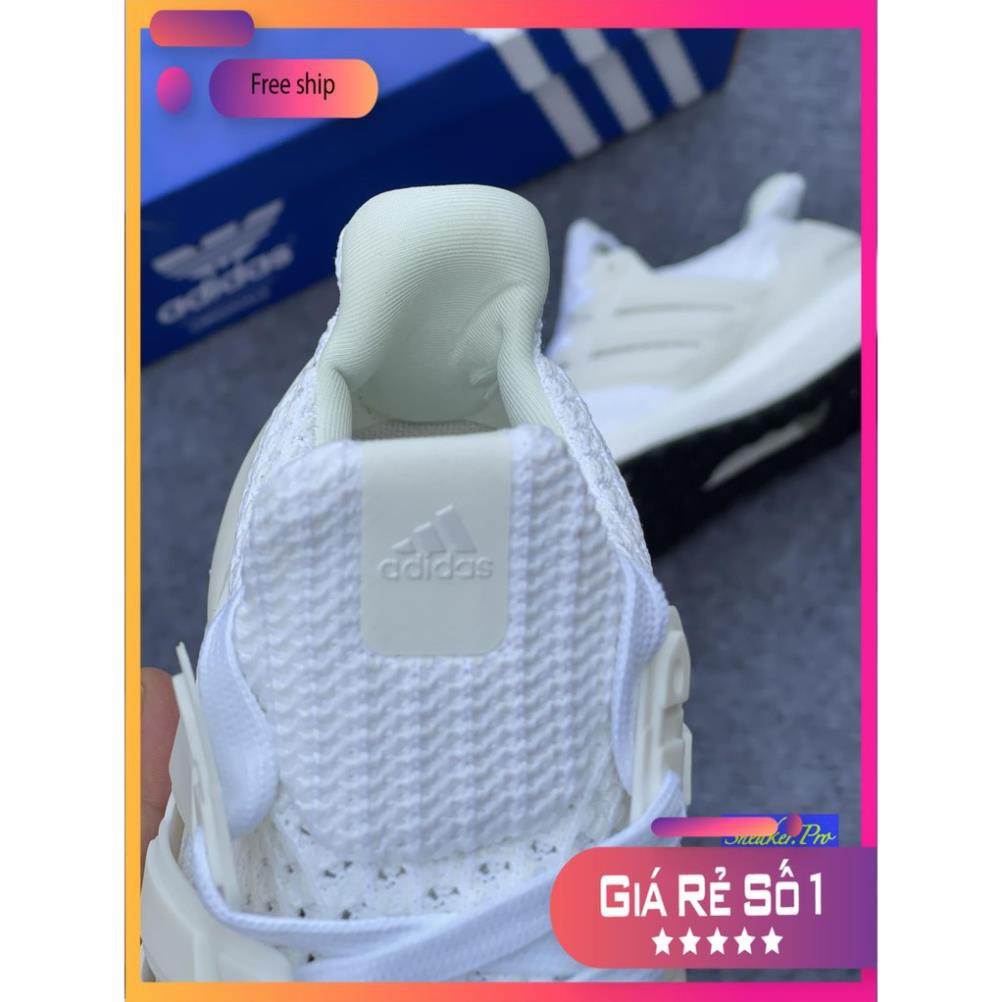 (VIDEO CẬN CẢNH + FREE SHIP + HỘP) Giày thể thao nam nữ ULTRA BOOST 4.0 trắng siêu đẹp | BigBuy360 - bigbuy360.vn