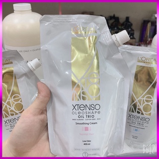 [ CHÍNH HÃNG ] (HCM) KEM UỐN VÀ DUỖI TÓC LOREAL X-TENSO 400ML