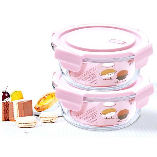 [ ẢNH THẬT] Hộp đựng thực phẩm thủy tinh Tròn cao cấp - Thố thủy tinh tròn- Hộp Đựng Cơm Thủy Tinh Tròn