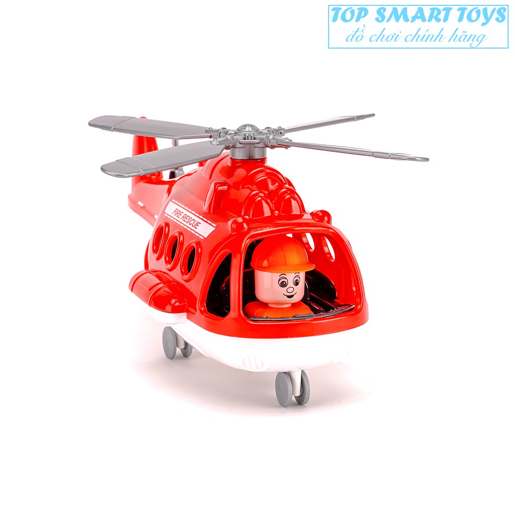 Đồ Chơi Máy Bay Trực Thăng Cứu Hỏa Alpha (Hàng Chính Hãng POLESIE - Xuất Xứ Châu Âu)