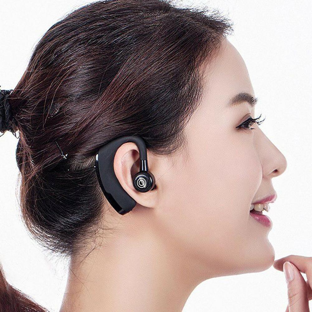 Tai Nghe Bluetooth Màu Đen V9 H9H8 | BigBuy360 - bigbuy360.vn