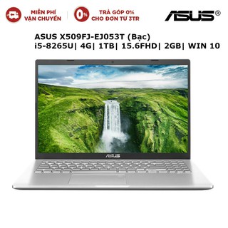 Laptop ASUS X509FJ-EJ053T Bạc i5-8265U | 4G | 1TB | 15.6FHD | MX230 2GB | WIN 10