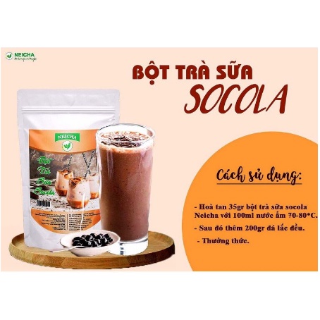 BỘT TRÀ SỮA PHA SẴN NEICHA TÚI 200G