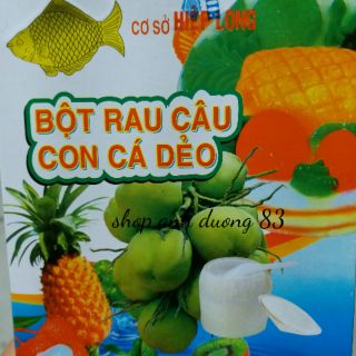 Bột rau câu con cá dẻo 12 gói