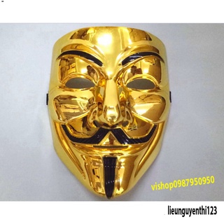 [FREESHIP 20K] - mặt nạ hacker vàng bạc cao cấp