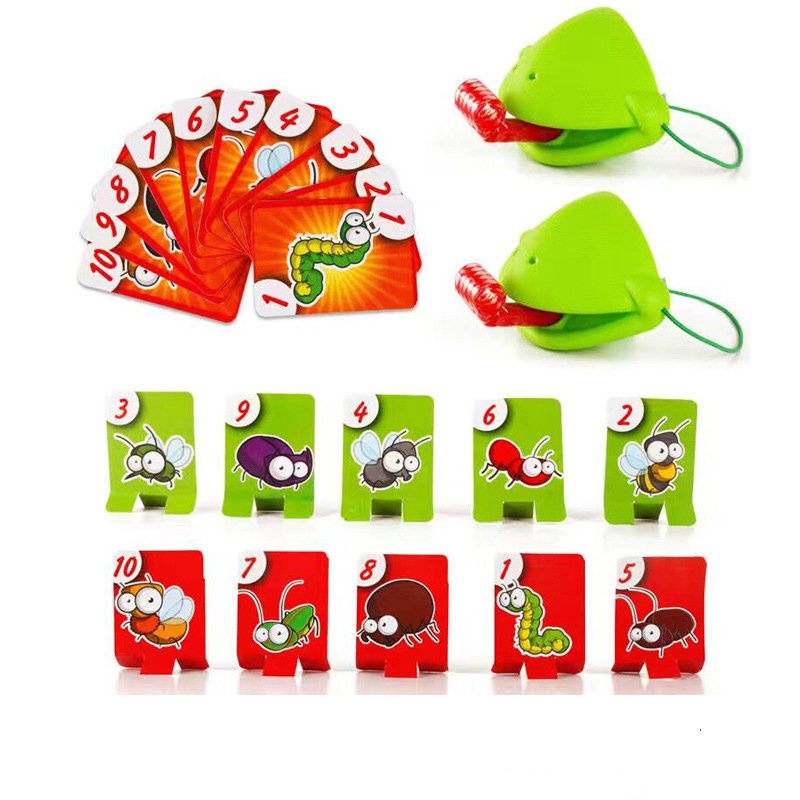 Đồ chơi tương tác, ếch thổi lưỡi vui nhộn cho bé , Đồ chơi gia đình