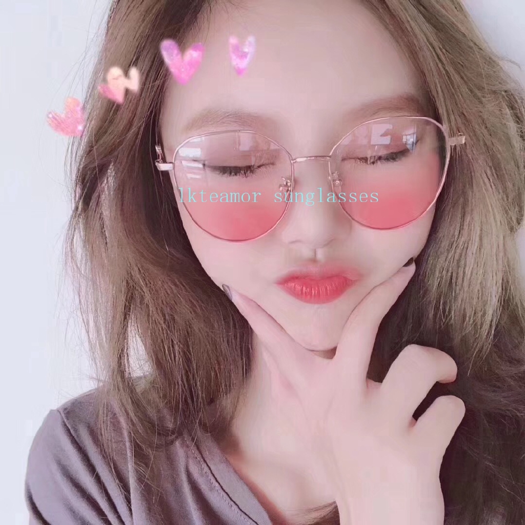Kính mát hình trái tim phong cách Nhật Bản dễ thương dành cho nữ