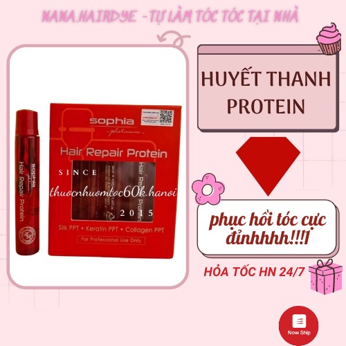 Huyết thanh siêu phục hồi tóc nát HAIR REPAIR PROTEIN ống nhỏ 13ml