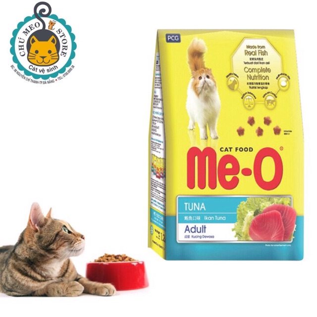 Thức Ăn Cho Mèo - Thức Ăn Hạt Cho Mèo Me-O 350gr