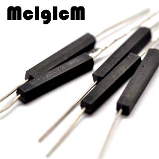 MCIGICM 200pcs plastic reed switch type 2 * 14mm normally open magnetic switch anti-vibration GPS-14A