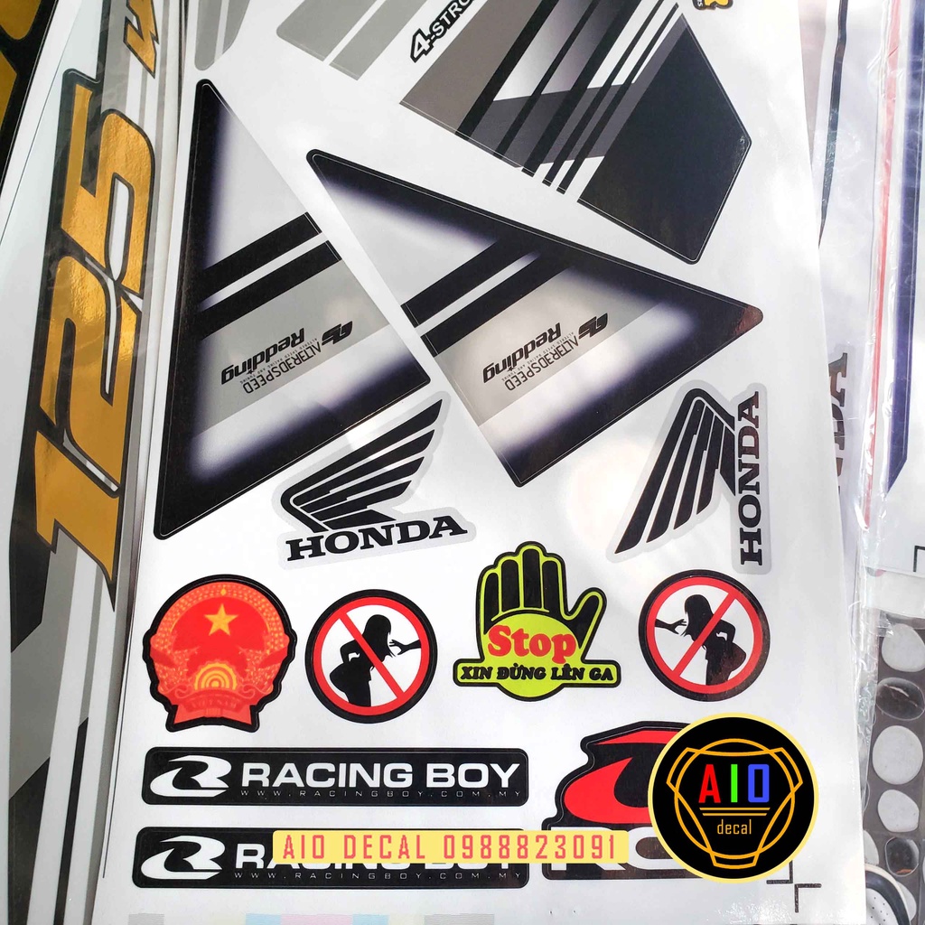 Tem Ghép Crom Wave 110cc Ver 1 - Ảnh Thật