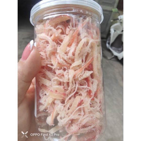 200 g Mực xé sợi hấp dừa