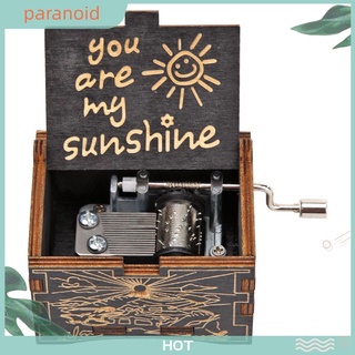 Hộp Nhạc Bằng Gỗ Khắc Họa Tiết Cổ Điển Dùng Làm Quà Tặng Cho Bé