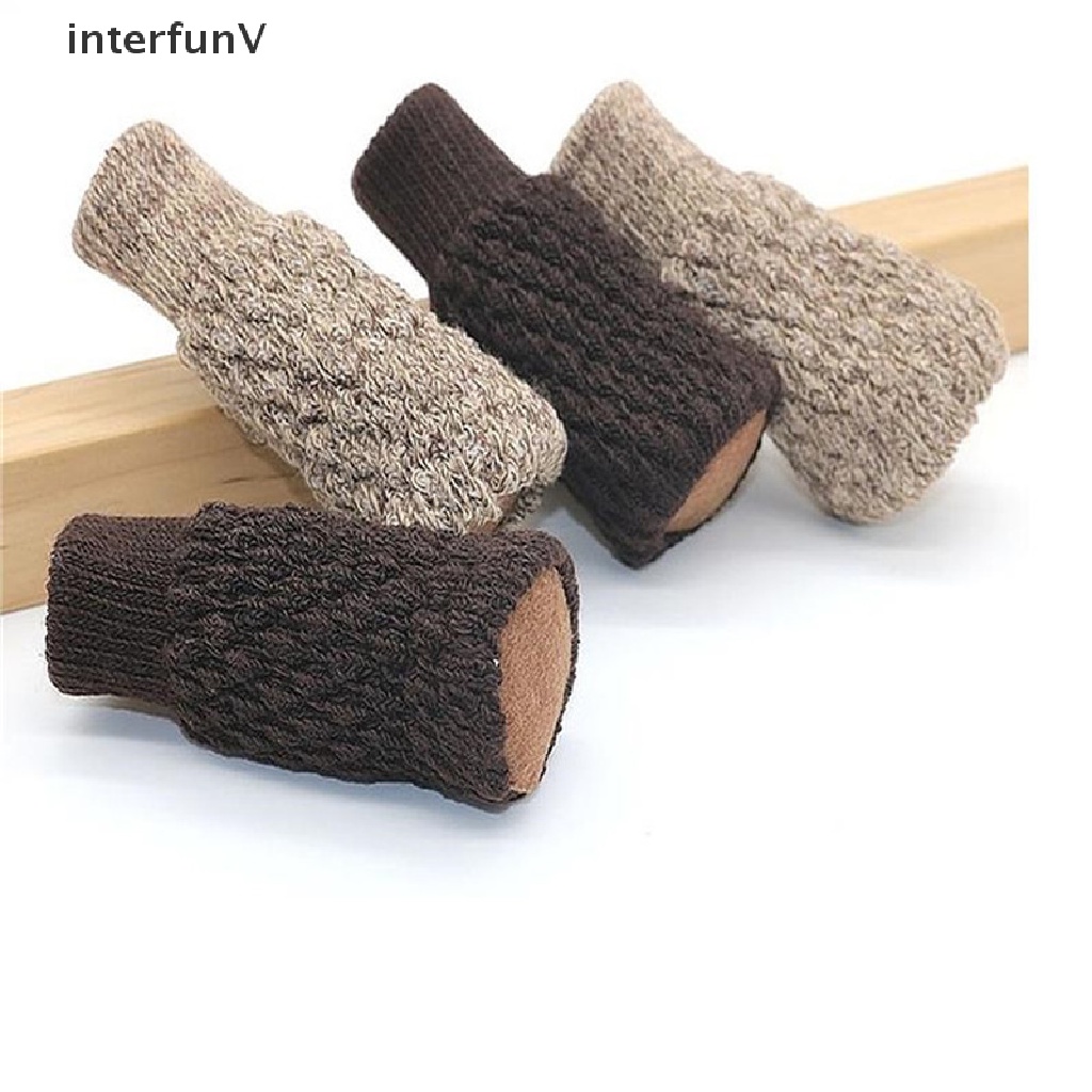 Set 4 Vỏ Bọc Chân Bàn Ghế Chống Trượt Bảo Vệ Sàn Nhà