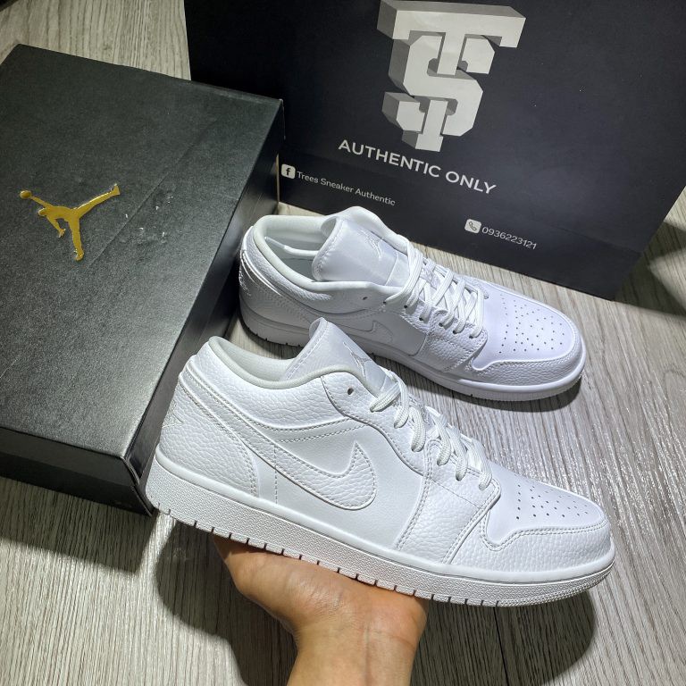 Giày jordan allwhite full box authentic