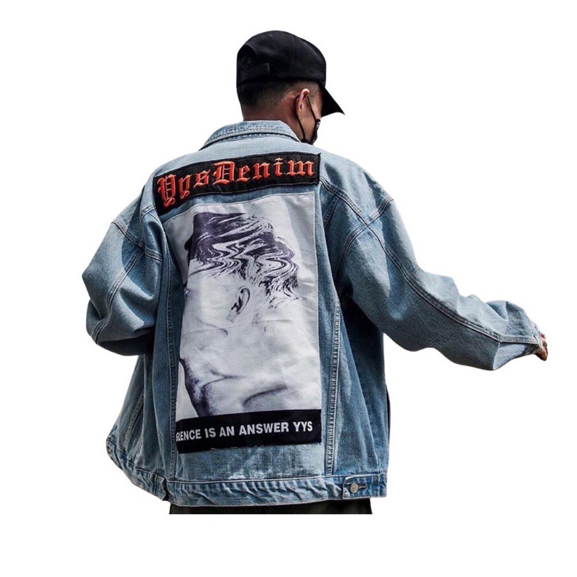 HCM Áo Khoác Jean From Vừa Có In Hình mã: CT175