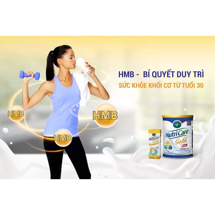 Lon 900g Sữa Bột Dinh Dưỡng Nutricare Gold  Bổ Sung Dinh Dưỡng Cho Ngừời Cao Tuổi