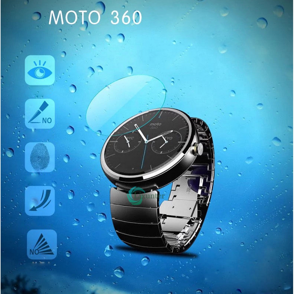 For Motorola Moto 360 1st 2nd Gen 42mm/46mm 9H+ Tempered Glass Screen Protector <lixvn>