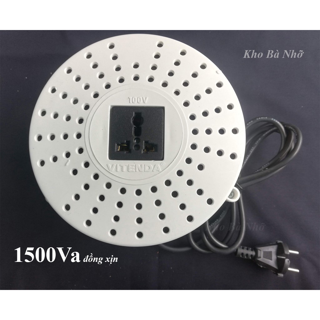 (1500Va~1200W). Bộ đổi nguồn 220V sang 110V công suất 1500Va nguồn đồng xịn. Vitenda.