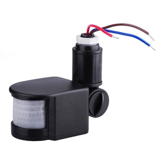 Cảm biến chuyển động hồng ngoại pir 10-100w thông dụng, công tắc cảm biến hồng ngoại