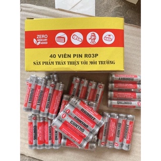 Vỉ 4 viên pin AAA, AA pin con thỏ