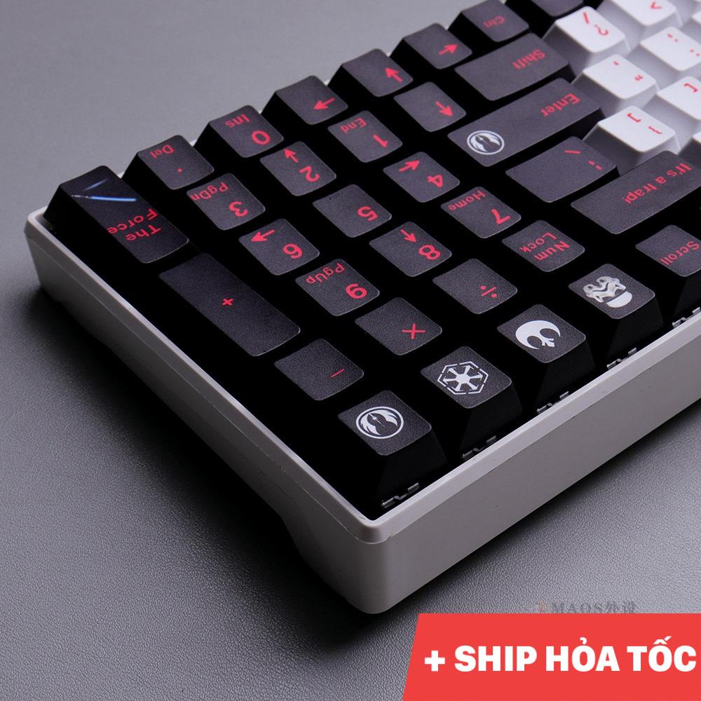 Keycap Star Wars chất liệu pbt cấu hình cherry 129 nút dành cho bàn phím cơ