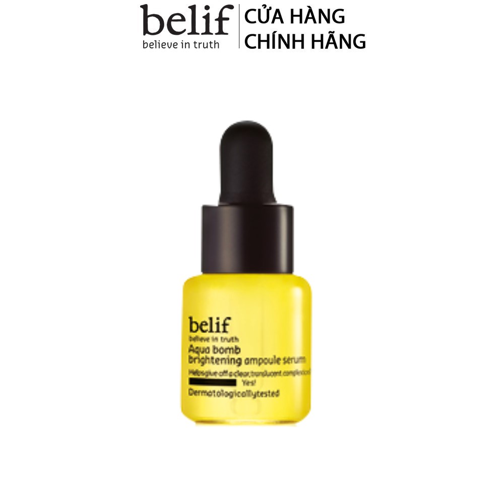 [HB Gift] Tinh chất dưỡng trắng da chống oxi hóa Belif Aqua Bomb Brightening Ampoule Serum 6ml