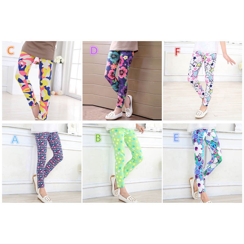 Quần legging họa tiết xinh xắn cho bé gái