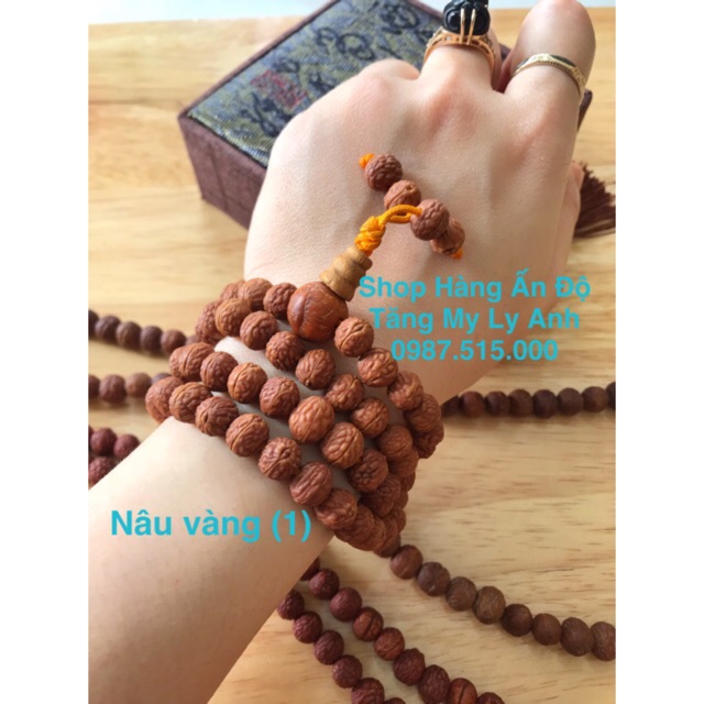 Chuỗi 108 hạt Raktu Phật Nhãn Nepal