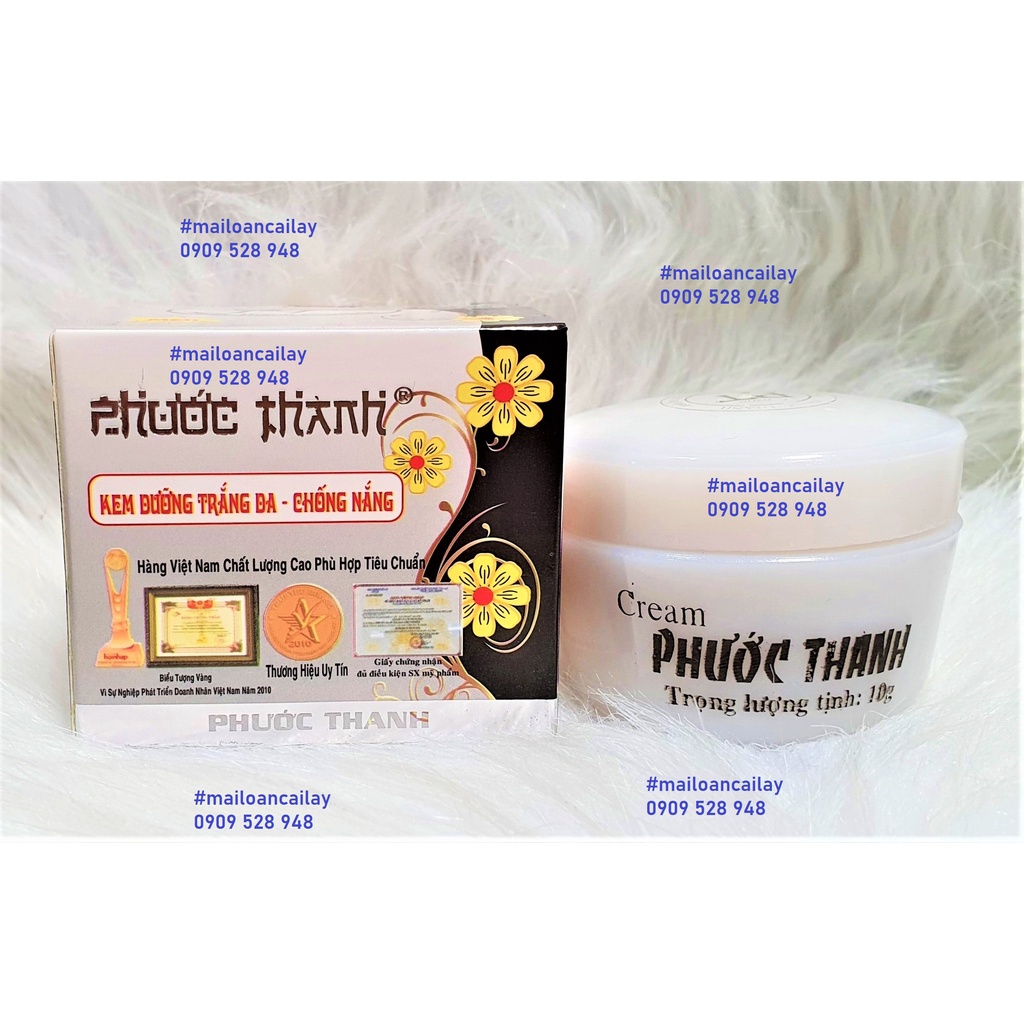 Kem Phước Thanh Trắng Dưỡng Trắng Da - Chống Nắng 10g