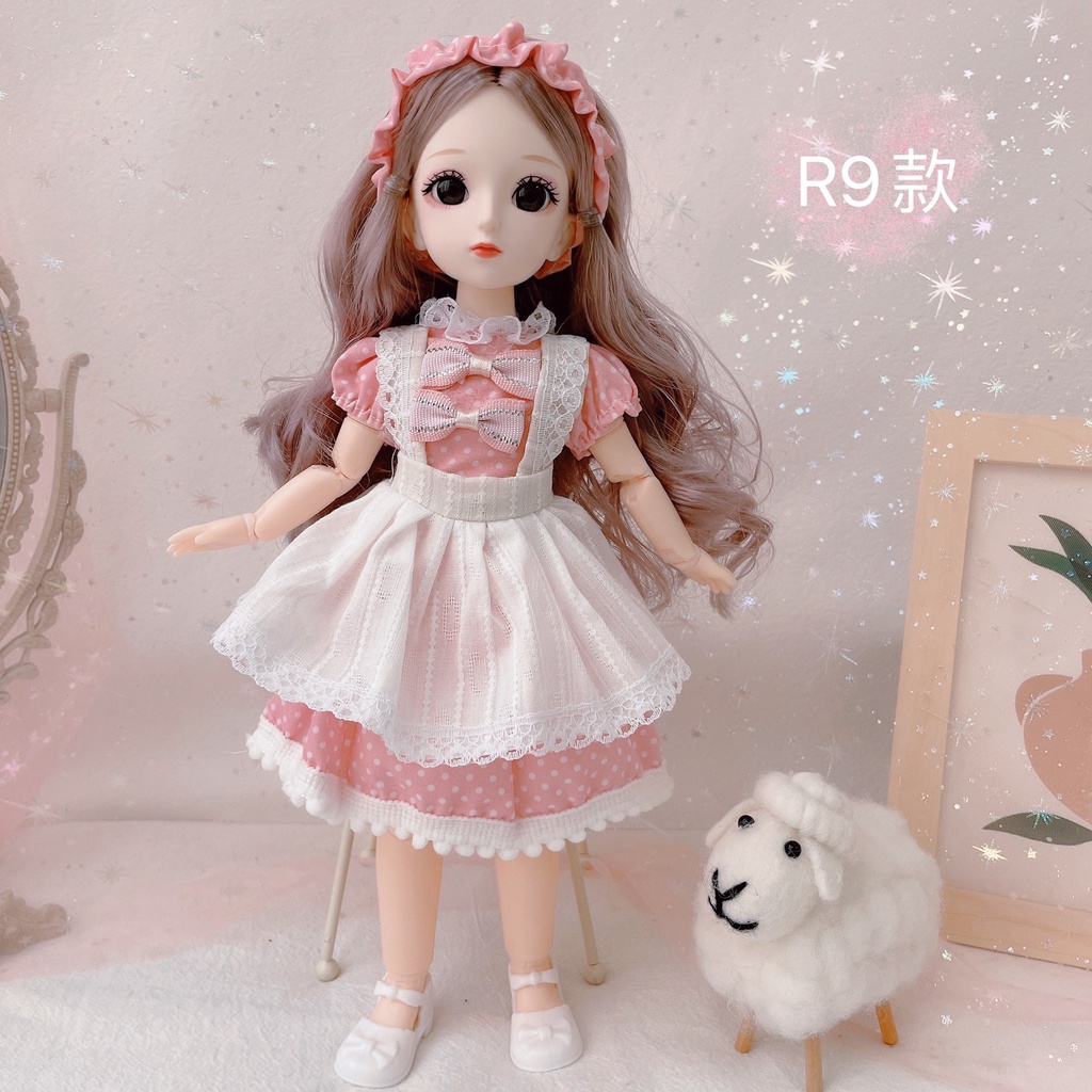 Set Búp Bê BARBIE cao 30cm cho bé có khớp kèm quần áo phụ kiện đồ chơi yêu thích quà tặng decor phòng CAMI KIDS