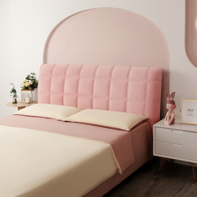 Vỏ Bọc Đầu Giường Chất Liệu Nhung Dày Dặn Mềm Mại Chất Lượng Cao