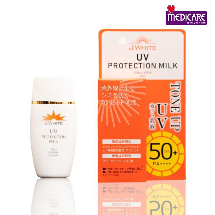 0128763 Sữa Chống Nắng J’white SPF50+ 50ml