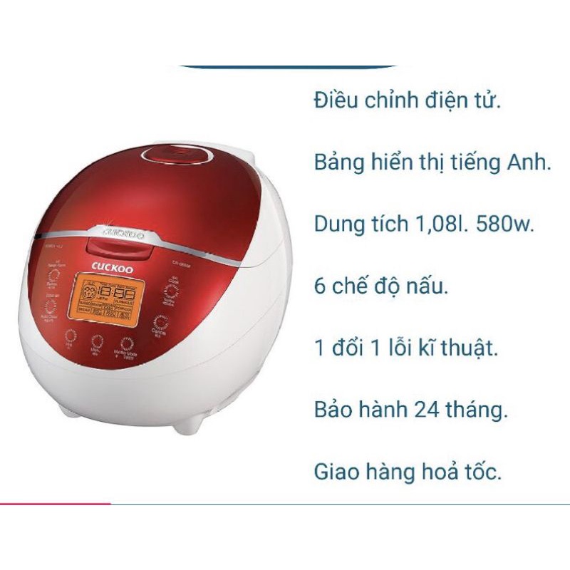 ✅ NỒI CƠM ĐIỆN CUCKOO 1.08L