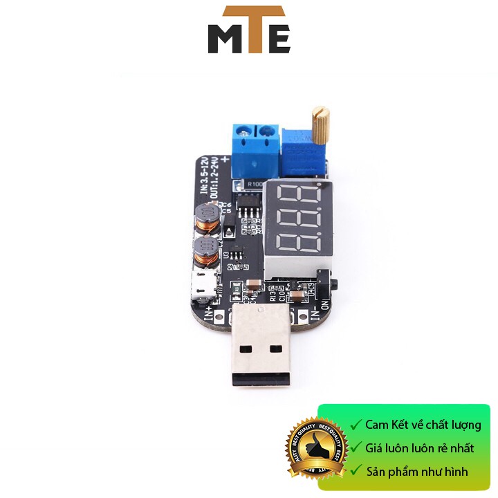 Mạch nguồn đa năng cắm USB cho đầu ra từ 1,2V đến 24V 3W - Module nguồn buck boost