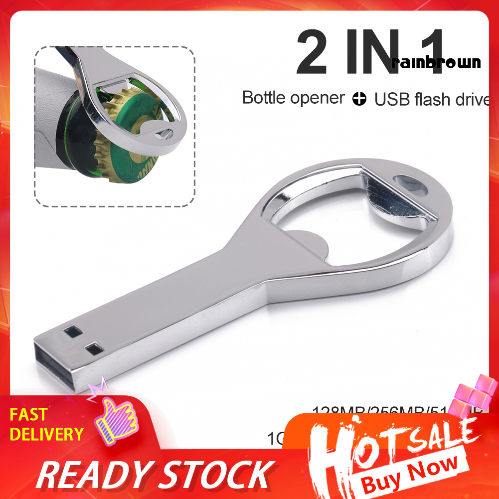 Bottle Opener 4GB 8GB 16GB 32GB 64GB USB Pen Drive Flash Disk Memory Stick Gift /RXDN/