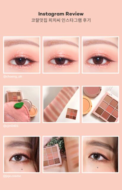 Bảng Phấn Mắt 9 Màu Peach C Soft Mood Eyeshadow Palette