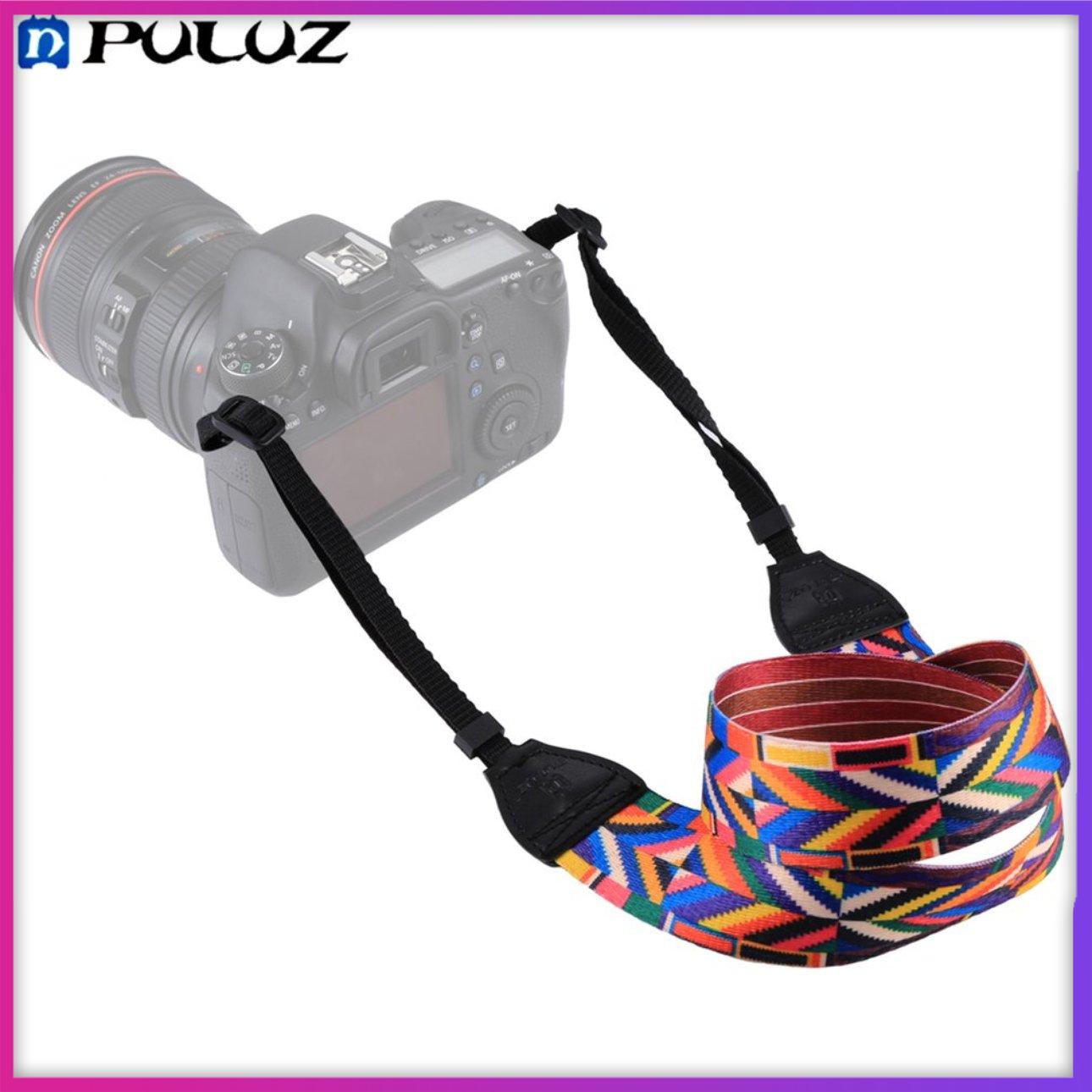 PULUZ Dây Đeo Máy Ảnh Slr / Dslr Họa Tiết Thổ Cẩm Thời Trang