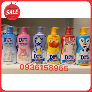 SỮA TẮM GỘI DNEE KID THÁI LAN HÌNH THÚ 400ML có 6 mầu như hình