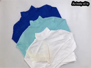 ÁO THUN BODY CỔ LỌ TAY DÀI
