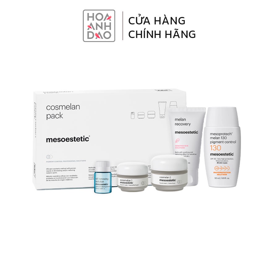 Bộ giảm nám chuyên sâu Mesoestetic Cosmelan Pack