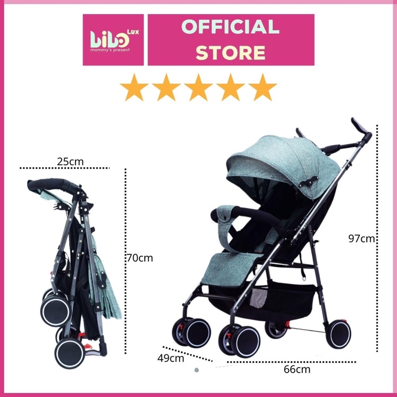 XE ĐẨY GẤP GỌN 2 CHIỀU CHO BÉ