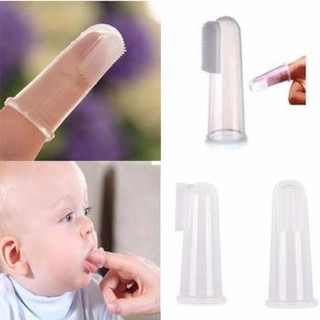 Rơ Lưỡi Xỏ Ngón Vệ Sinh Răng, Lưỡi Cho Bé Yêu Làm Từ Silicon Cao Cấp