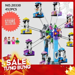 Lego Jie Star 20330 – Đu Quay Công Viên – Có Thể Xoay Vòng Tròn 360 Độ ( 452 Mảnh ) [Luôn Có Sẵn]