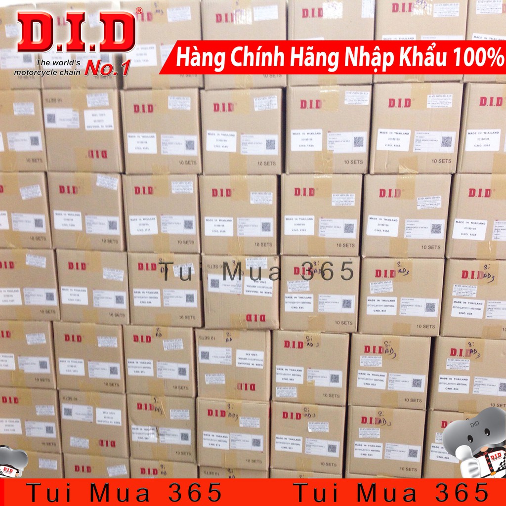Nhông sên dĩa DID 10ly Dream, Wave100, RS, Future 125, Sirius, Axelo, Viva Fi , Exciter, Winner Chính Hãng