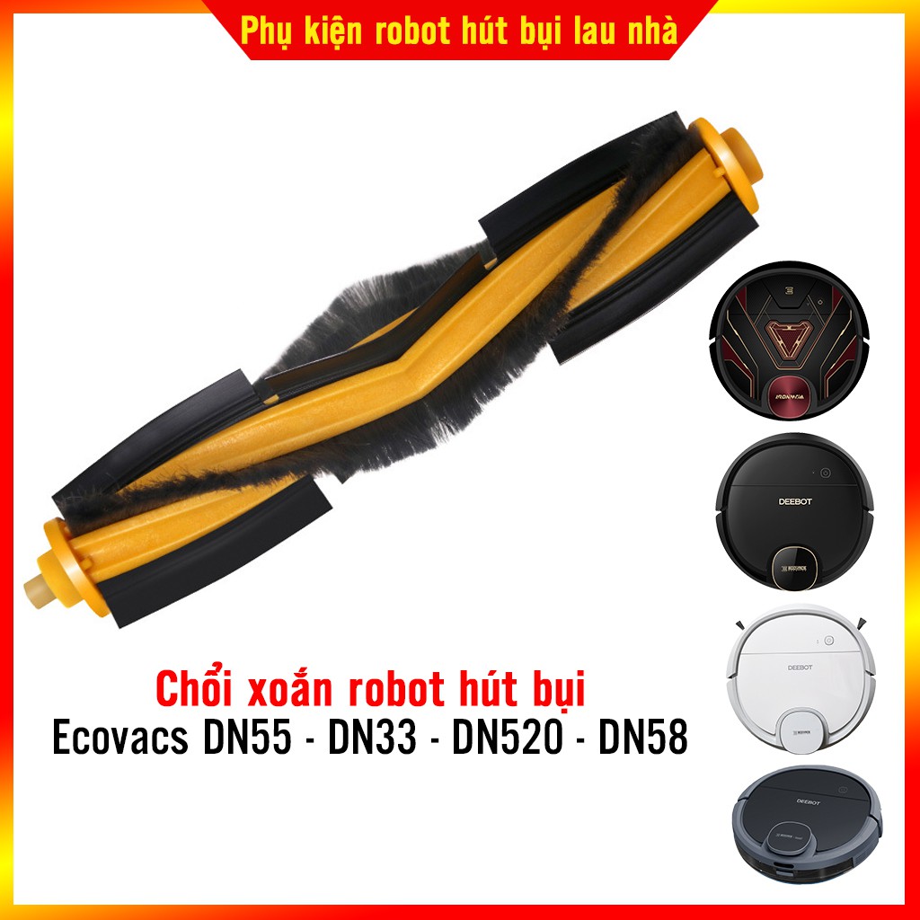 Chổi xoắn robot hút bụi Ecovacs DN55, DN33, DN520, DN58 Hàng chính hãng Ecovacs
