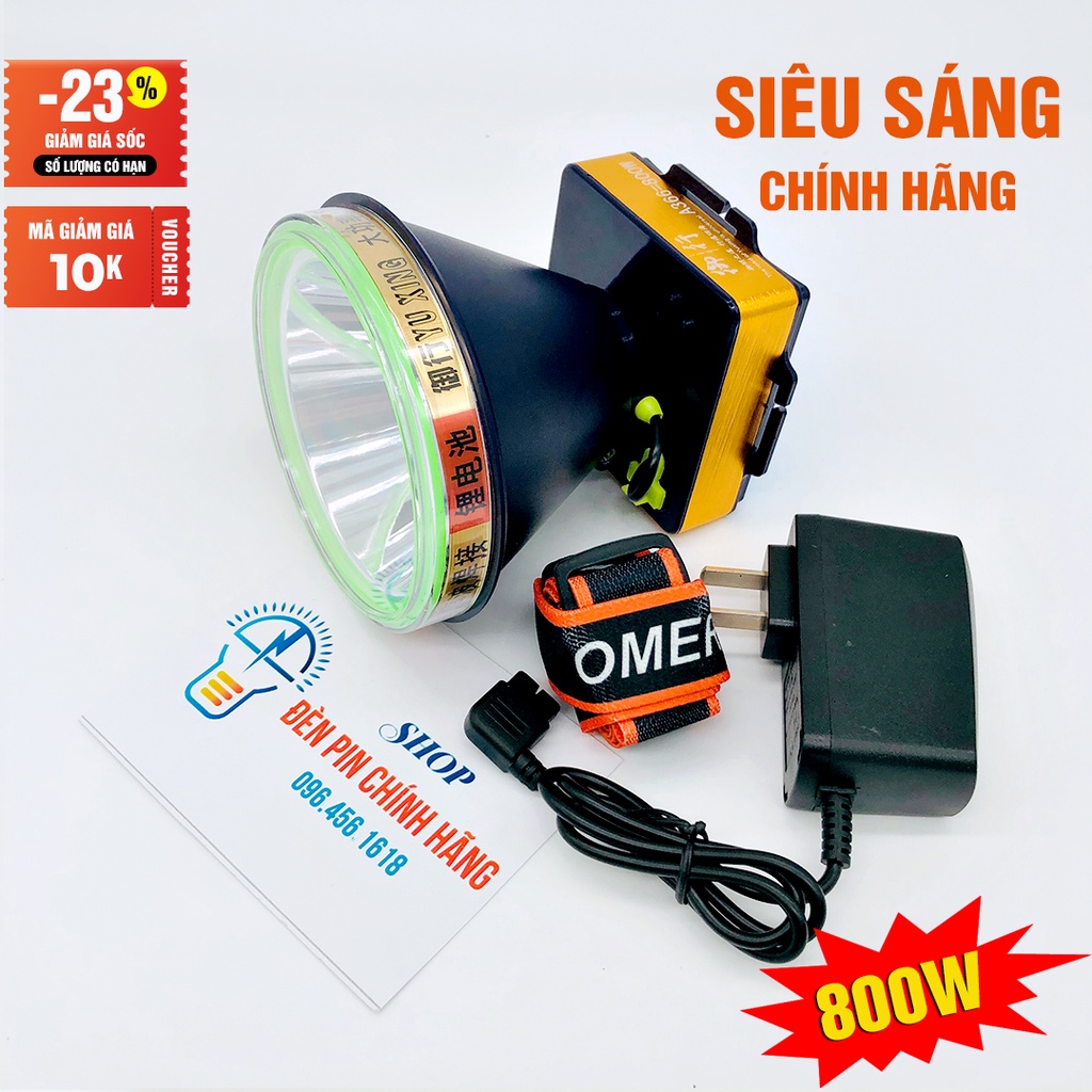 Đèn pin đội đầu YUXING A366 LED 800w siêu sáng chiếu xa chống nước ánh sáng Vàng và Trắng đèn đeo đầu soi ếch dã ngoại | BigBuy360 - bigbuy360.vn