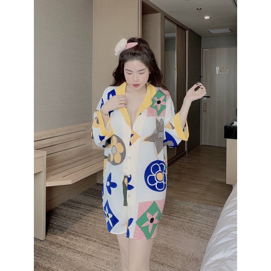 Đầm lụa ren 2 túi | BigBuy360 - bigbuy360.vn